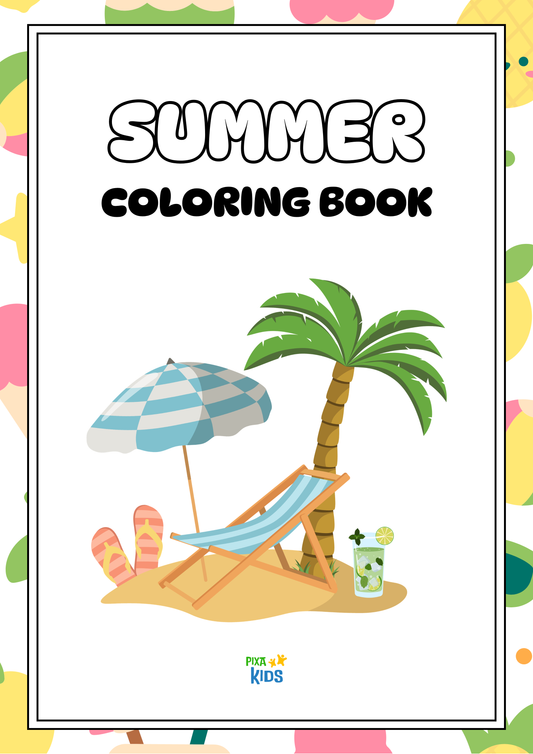summer coloring book