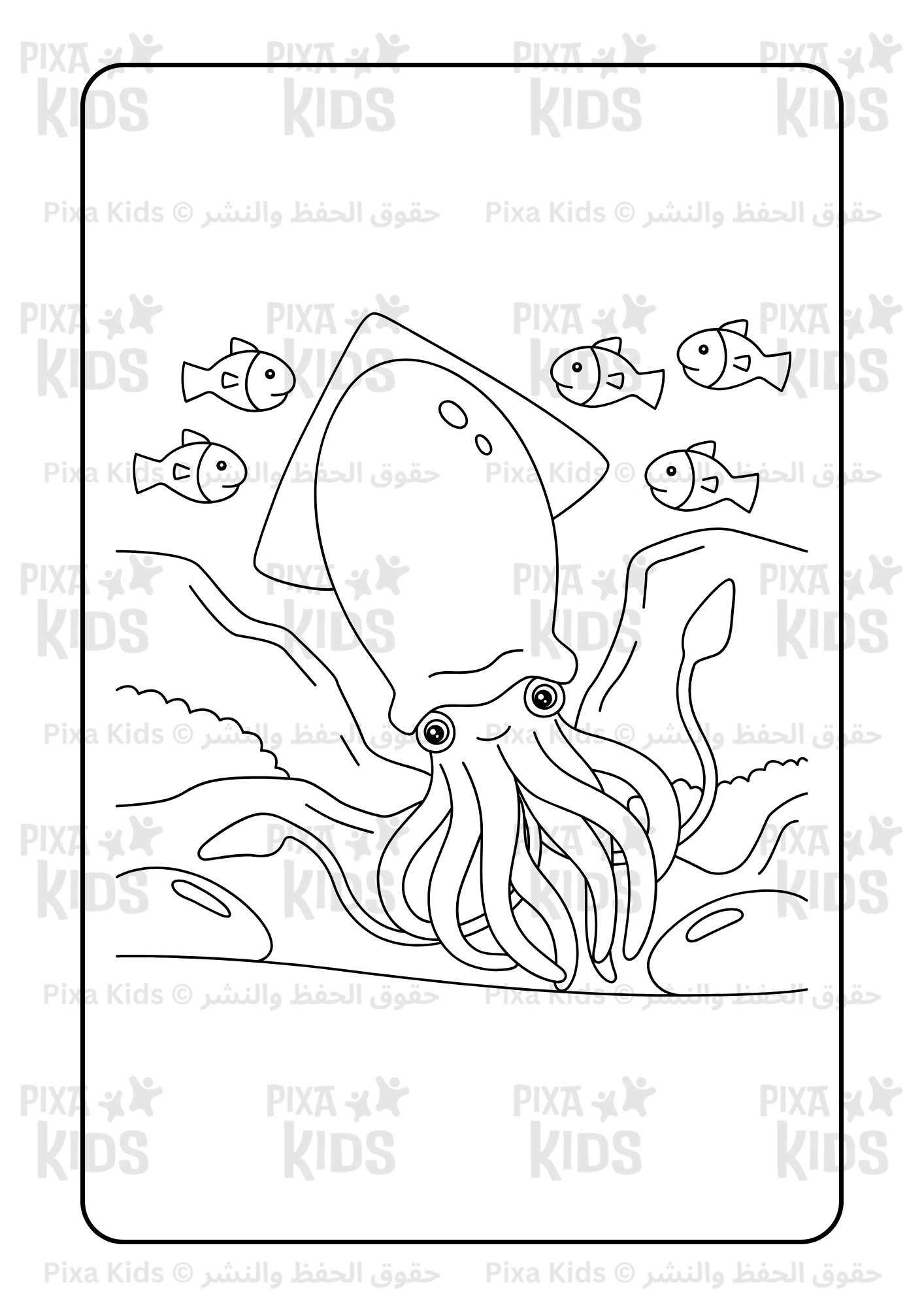 Sea Animals Coloring book