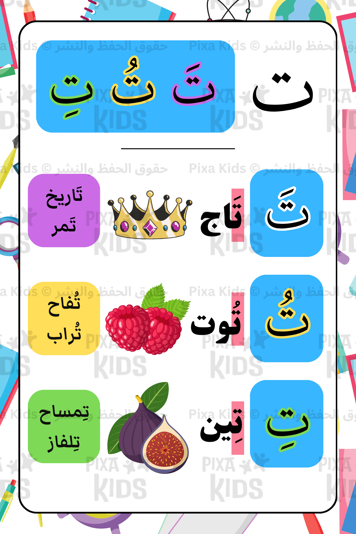 حروفي الأبجدية - علامات التشكيل
