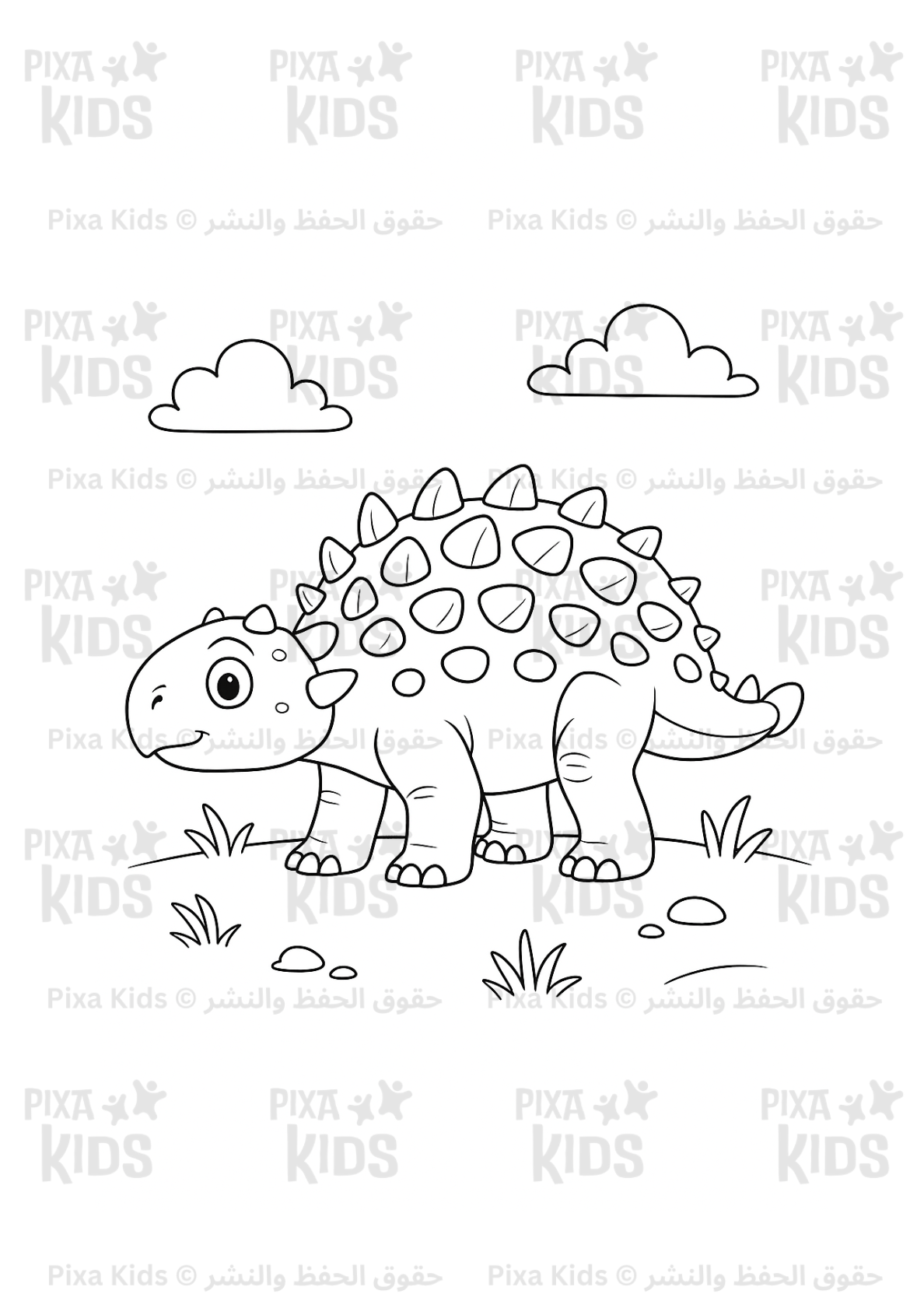 Dino coloring book