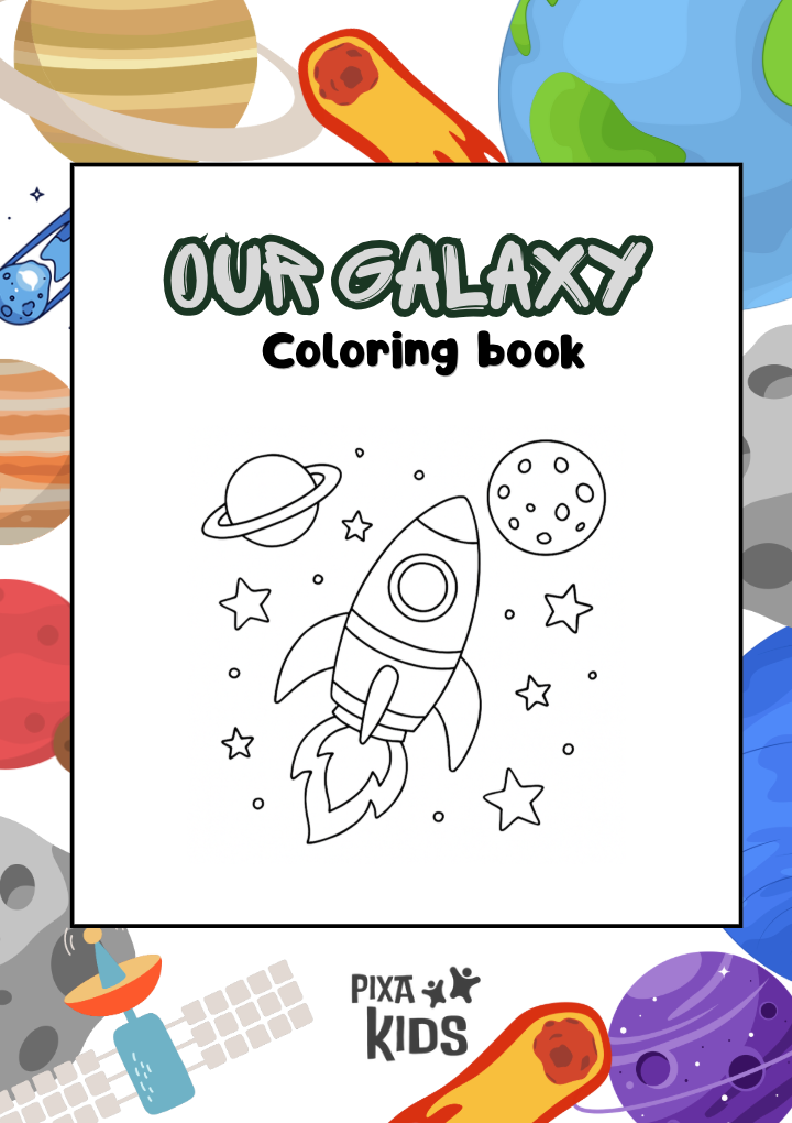 Our galaxy coloring book
