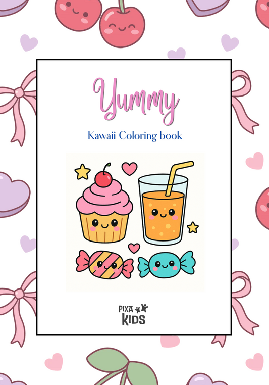 Yummy coloring book
