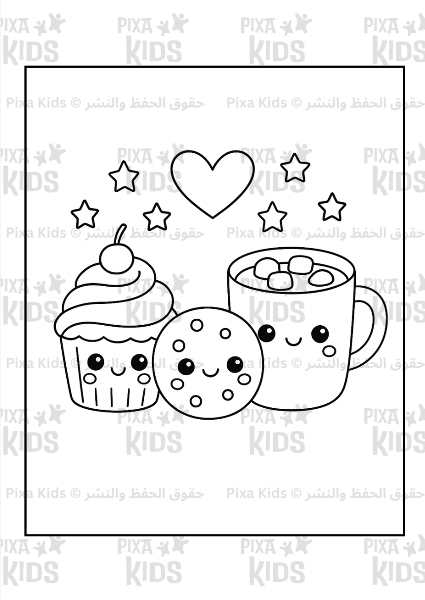 Yummy coloring book