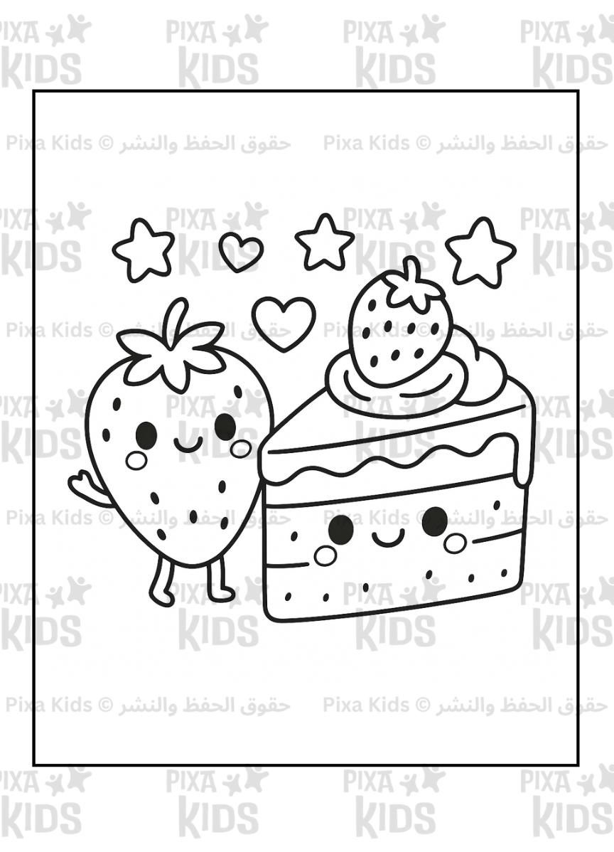 Yummy coloring book