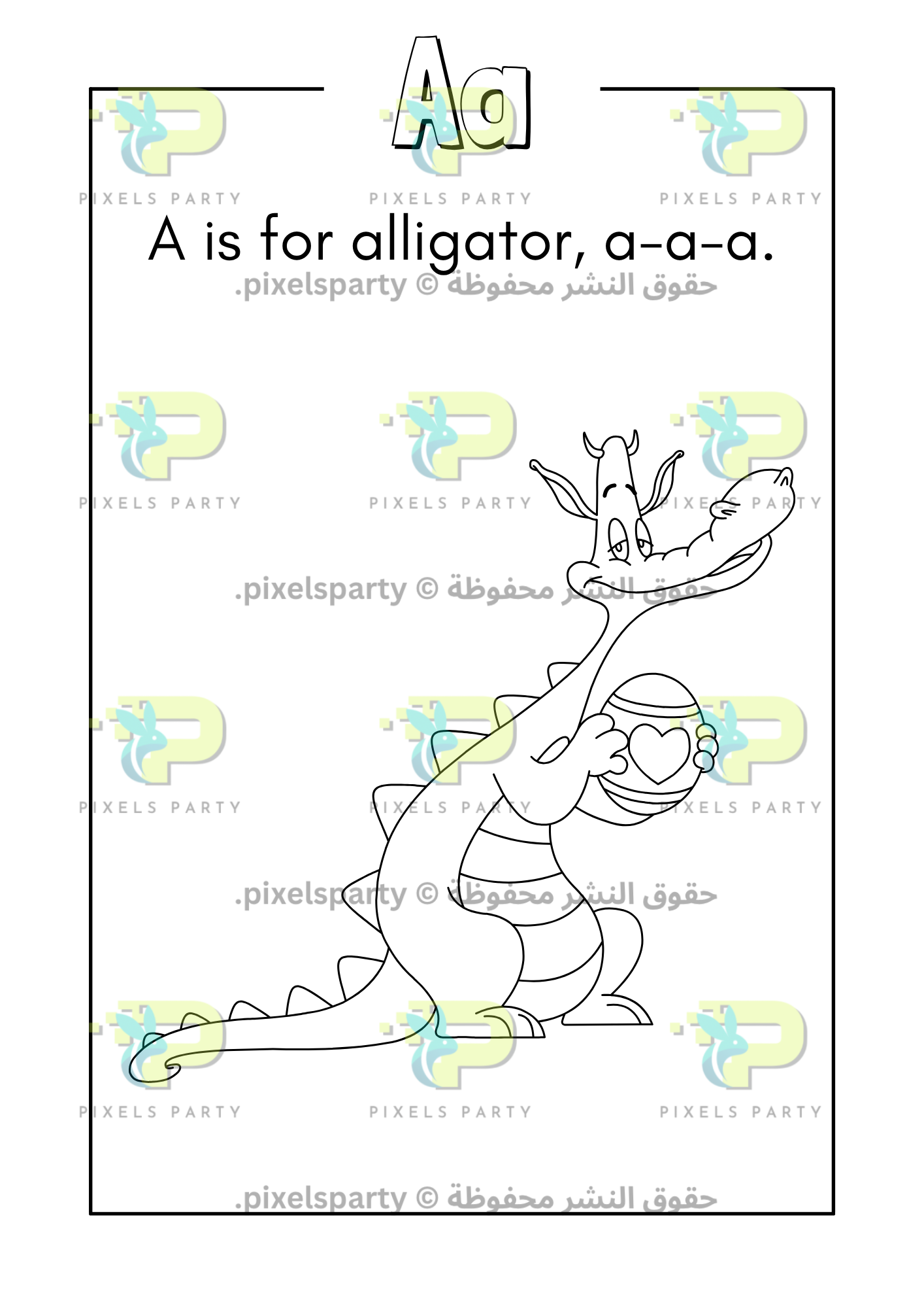 ABC phonics coloring book