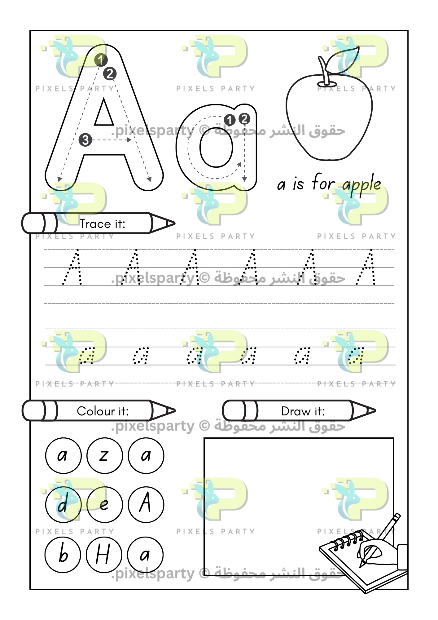 Alphabets Tracing (workbook)